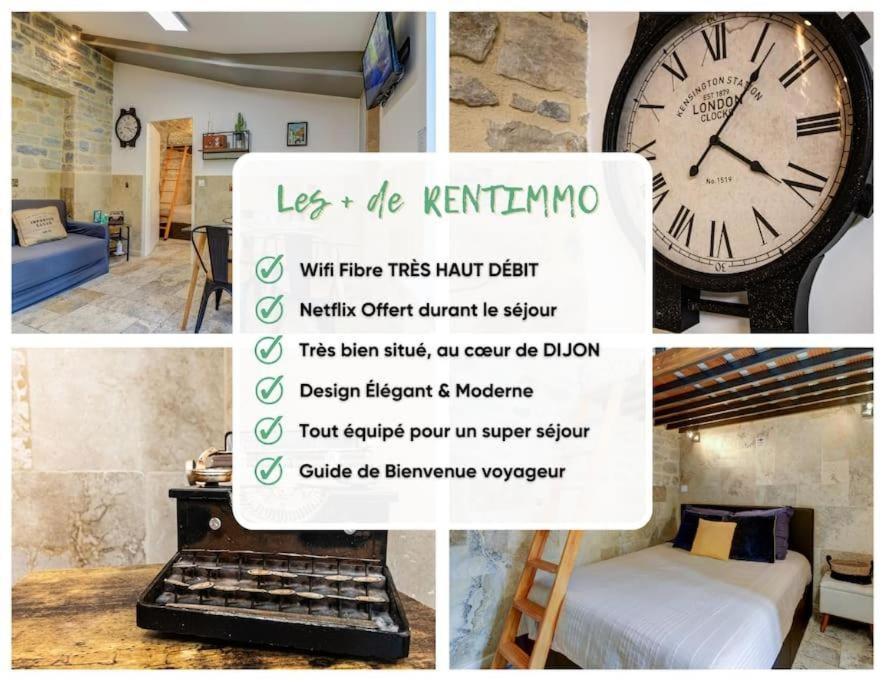Le Coin Vintage - Familial - Hypercentre - Charme - Rent Immo Apartment Dijon Exterior photo